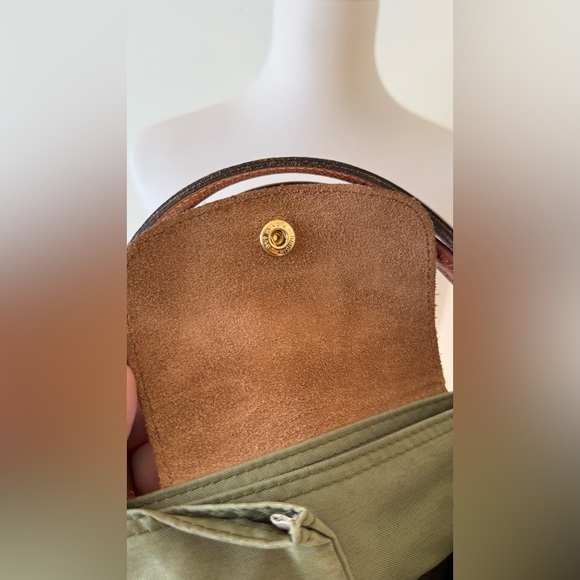 Longchamp Vintage Le Pliage Green Cabas - Picture 7 of 14